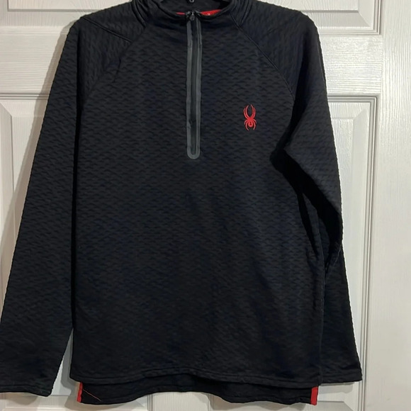 SPYDER Pro-w8 active 1/4 zip long sleeve pullover. Tag removed. PTP 20” (Medium) - Picture 2 of 8